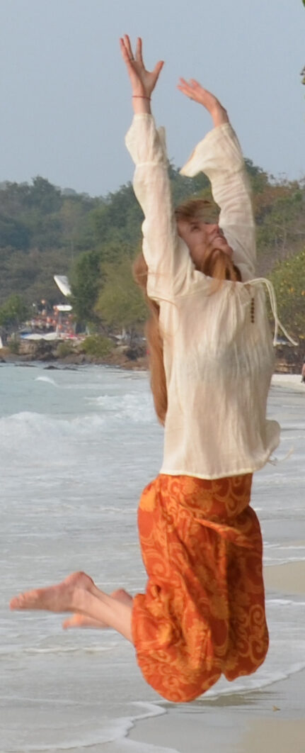 прыжек, йога, сунита, энергия, оптимизм, звезда